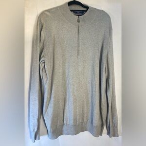 Vineyard‎ Vines Shep & Ian Quarter Zip Sweater Cotton Cashmere Blend Italy XL
